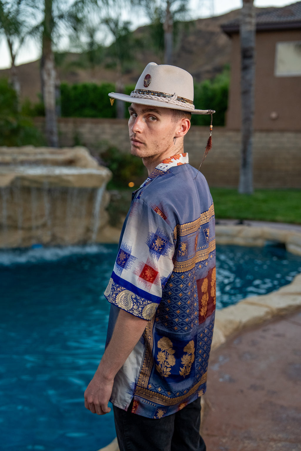 Royal Horizons Mens Unisex Button Up Shirt