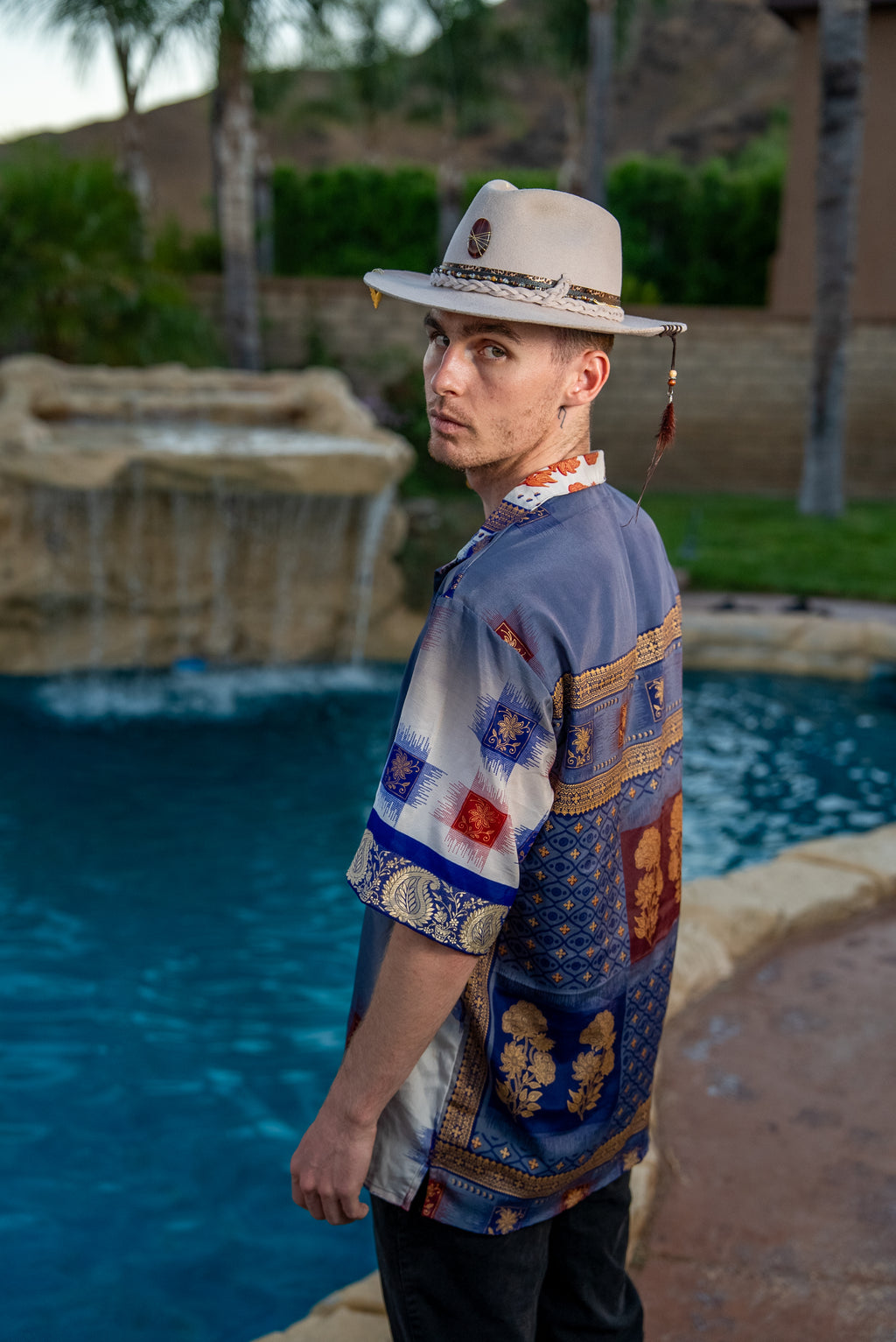 Royal Horizons Mens Unisex Button Up Shirt