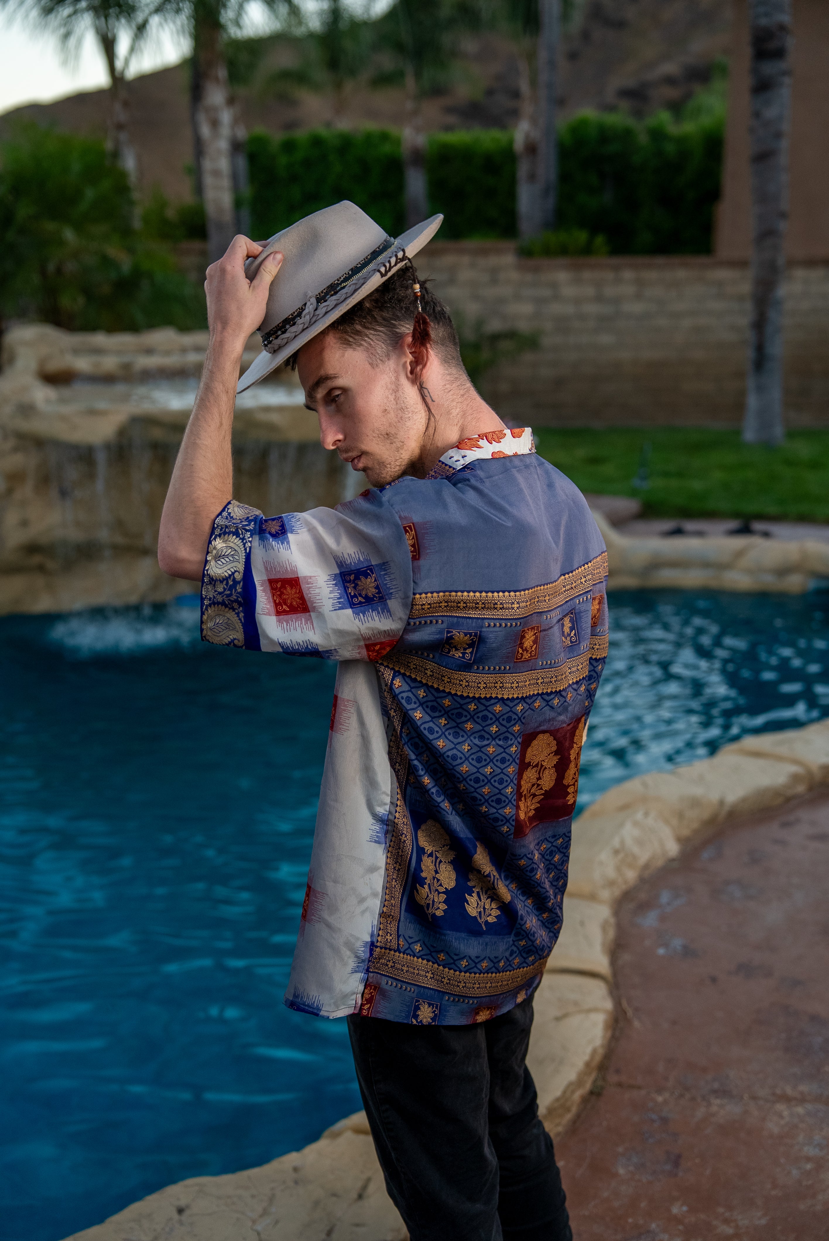 Royal Horizons Mens Unisex Button Up Shirt