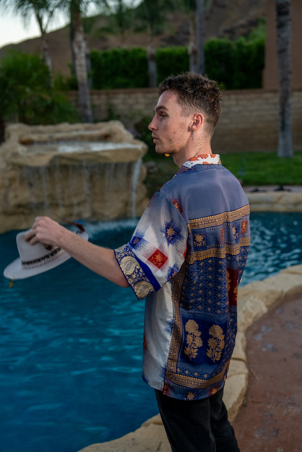 Royal Horizons Mens Unisex Button Up Shirt