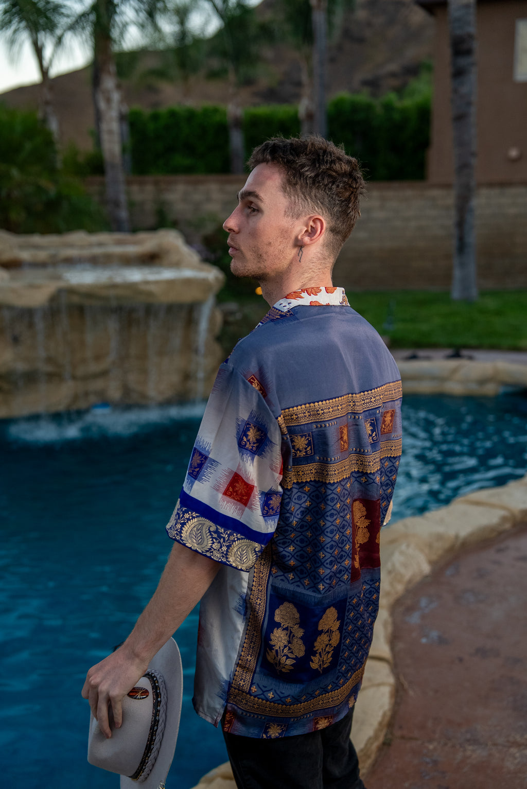 Royal Horizons Mens Unisex Button Up Shirt