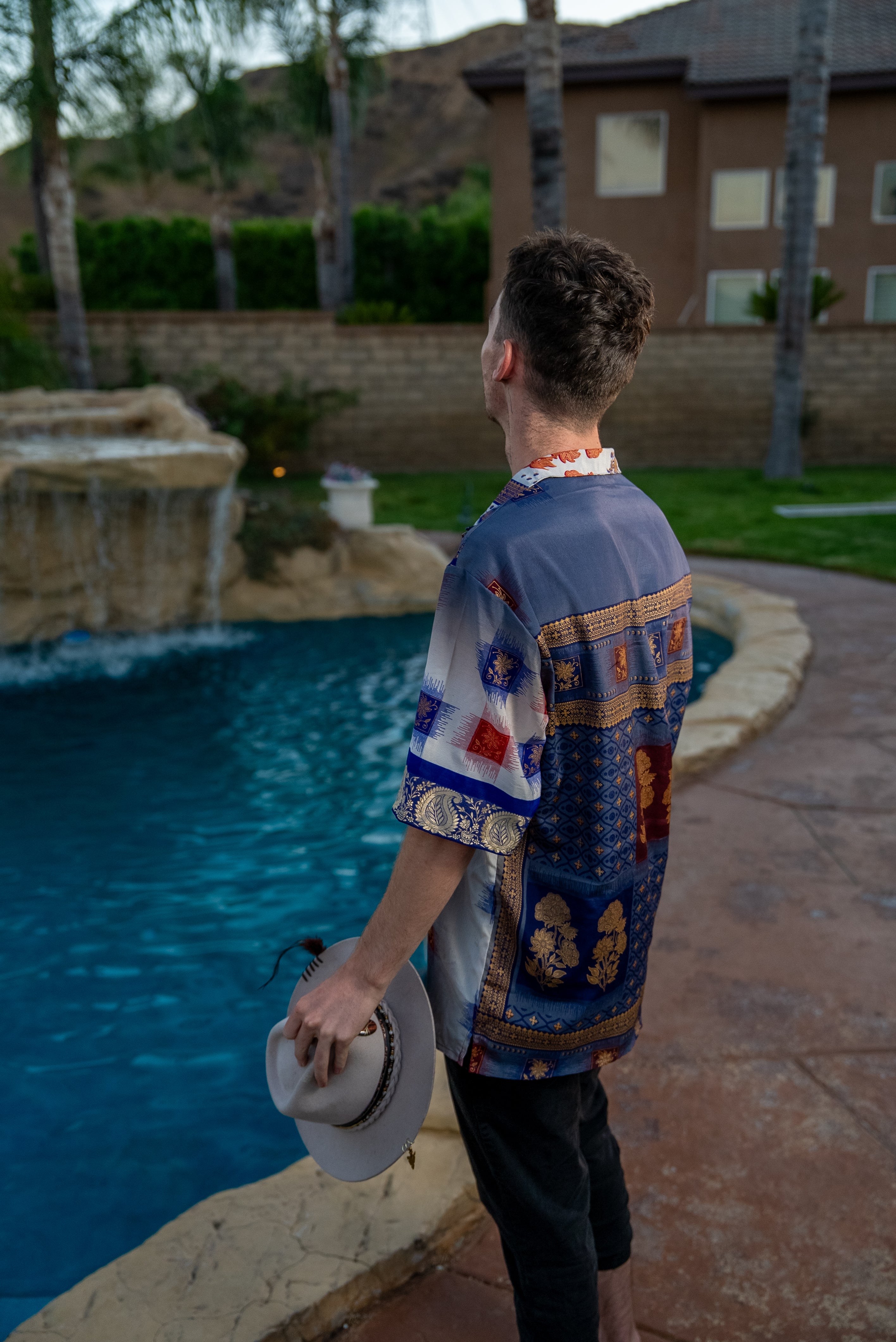 Royal Horizons Mens Unisex Button Up Shirt