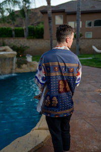 Royal Horizons Button Up Shirt