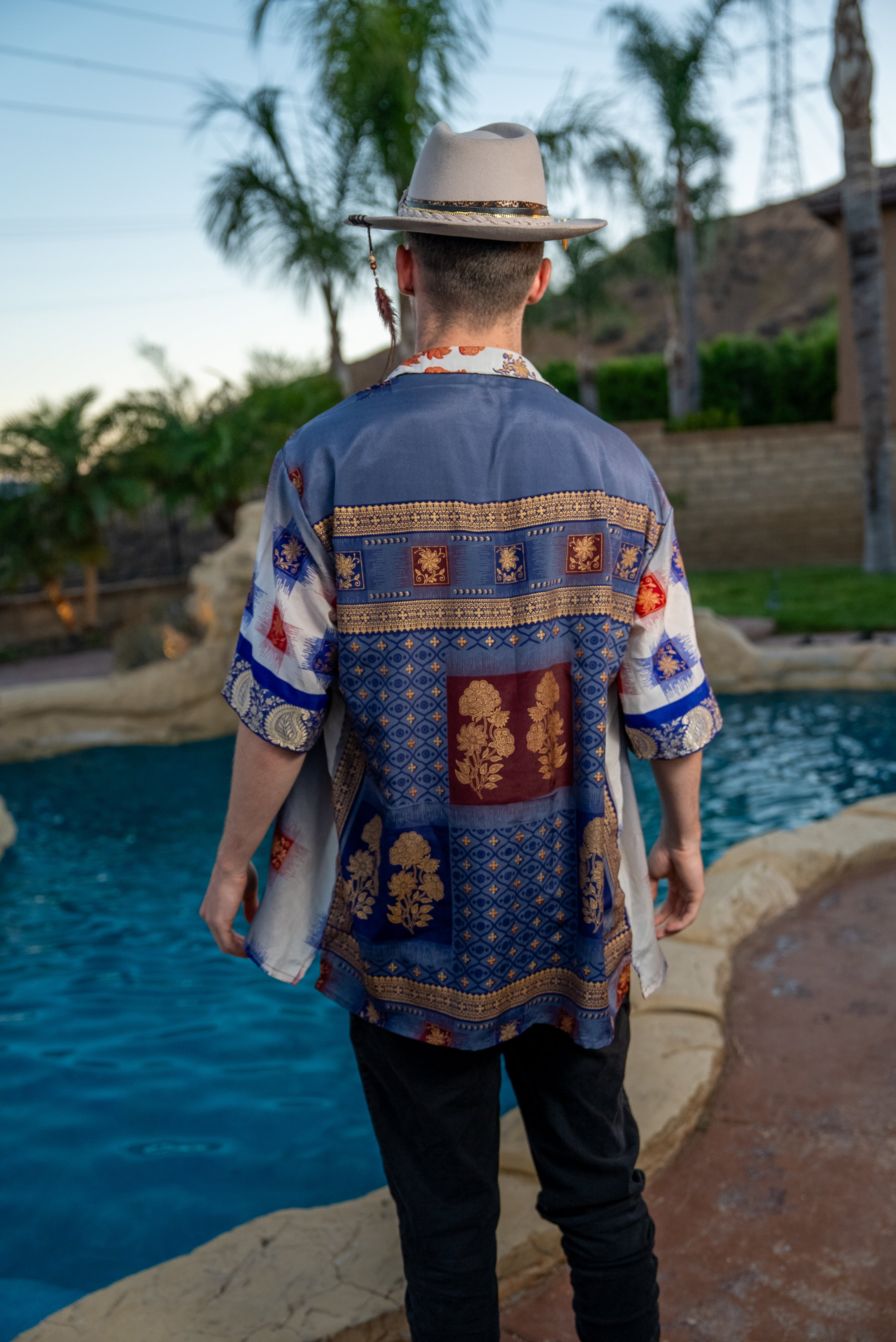 Royal Horizons Mens Unisex Button Up Shirt