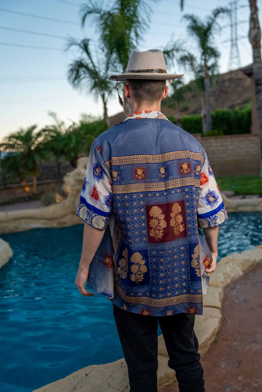 Royal Horizons Mens Unisex Button Up Shirt