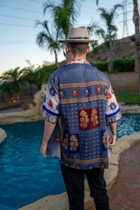 Royal Horizons Button Up Shirt