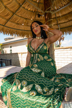 Load image into Gallery viewer, emerald enchantress magic dress
