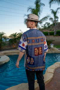 Royal Horizons Button Up Shirt