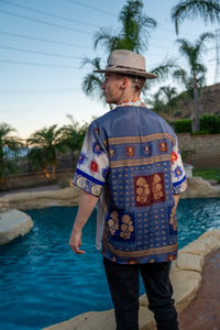 Royal Horizons Button Up Shirt