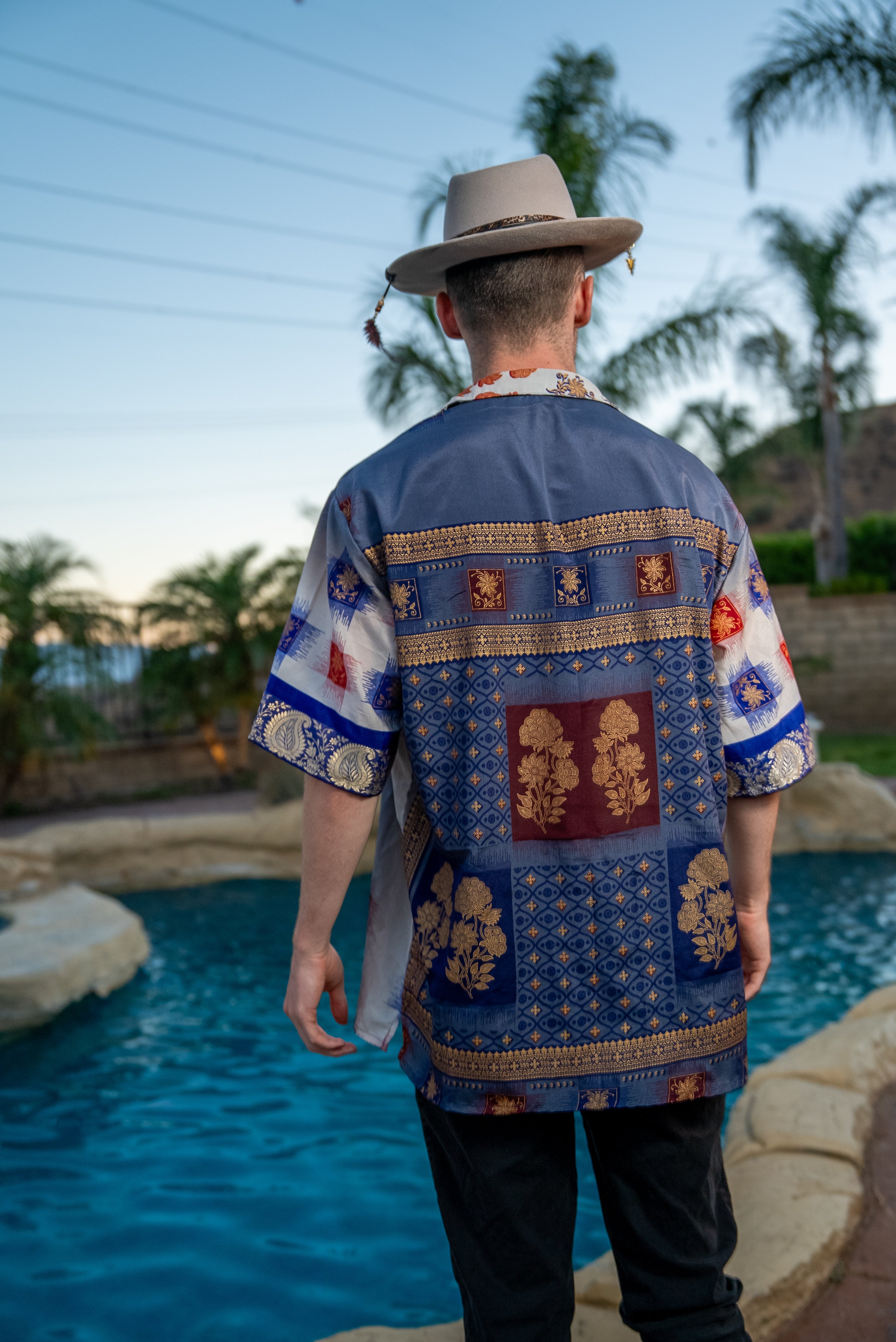 Royal Horizons Mens Unisex Button Up Shirt