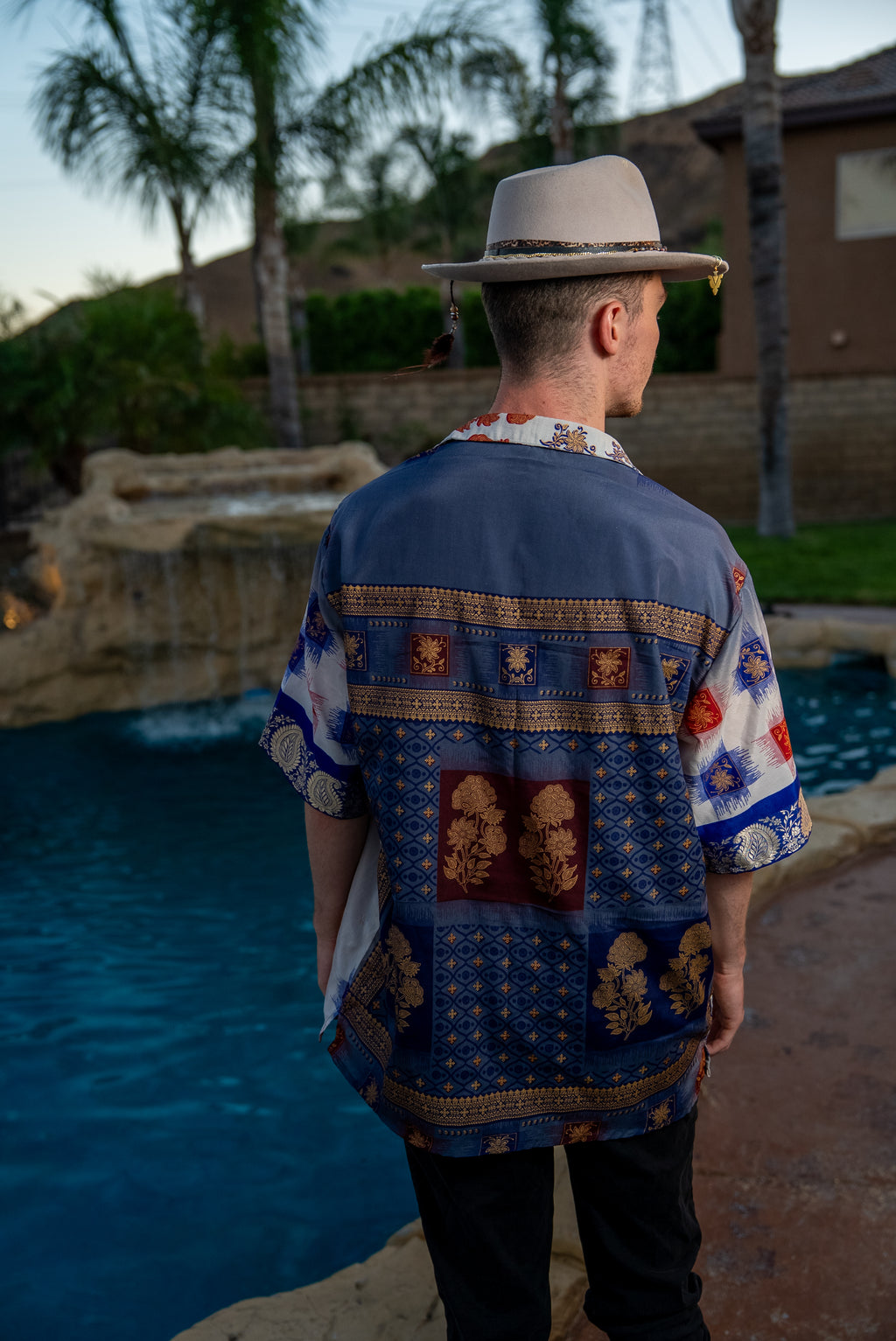 Royal Horizons Mens Unisex Button Up Shirt