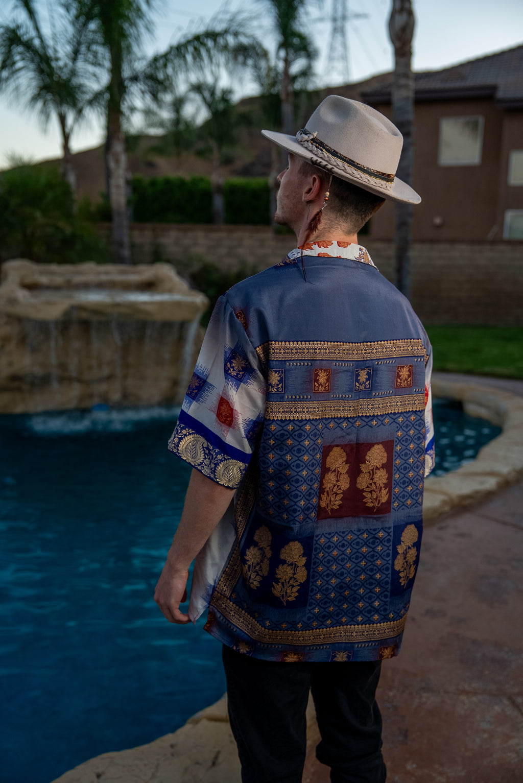 Royal Horizons Mens Unisex Button Up Shirt