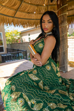 Load image into Gallery viewer, emerald enchantress magic dress

