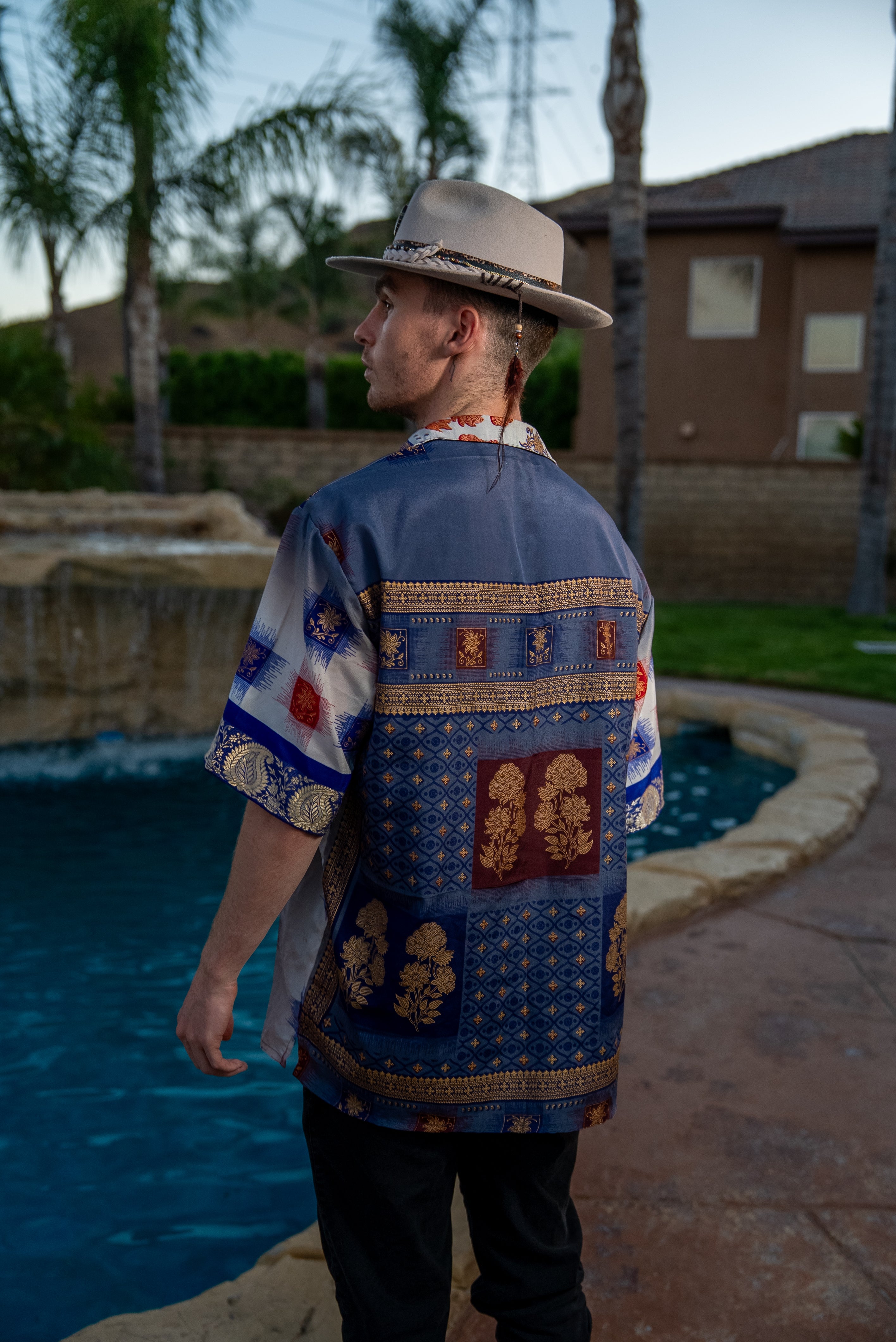 Royal Horizons Mens Unisex Button Up Shirt