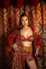 Load image into Gallery viewer, Fire Love Hoodie Kimono
