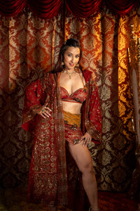 Fire Love Hoodie Kimono