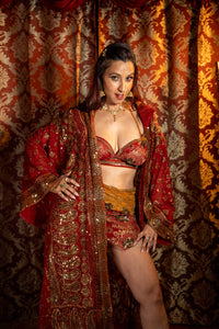 Fire Love Hoodie Kimono