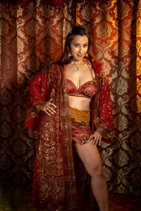 Fire Love Hoodie Kimono