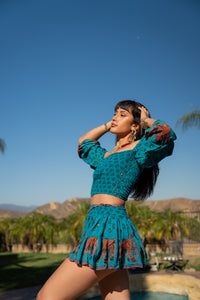 Ocean Elephant Mini Skirt Set