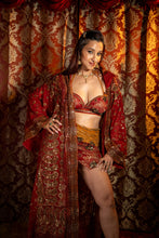 Load image into Gallery viewer, Fire Love Hoodie Kimono
