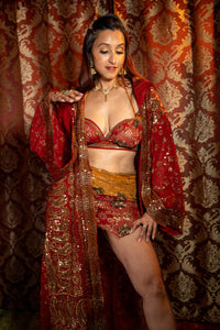 Fire Love Hoodie Kimono