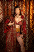 Load image into Gallery viewer, Fire Love Hoodie Kimono
