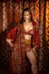 Fire Love Hoodie Kimono