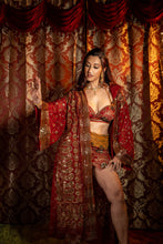 Load image into Gallery viewer, Fire Love Hoodie Kimono
