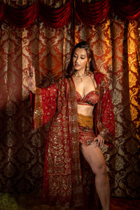 Fire Love Hoodie Kimono