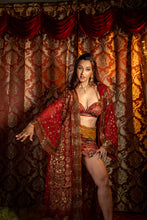 Load image into Gallery viewer, Fire Love Hoodie Kimono

