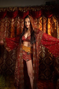 Fire Love Hoodie Kimono