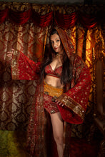 Load image into Gallery viewer, Fire Love Hoodie Kimono
