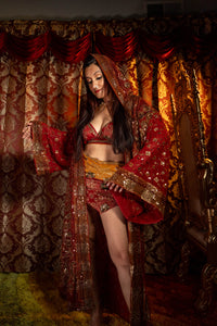Fire Love Hoodie Kimono