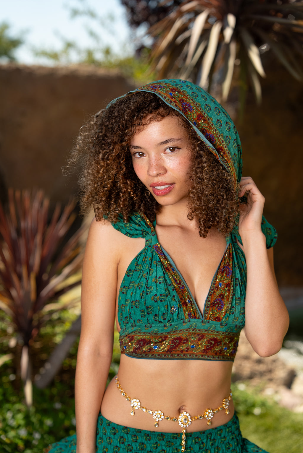 turquoise paradise Mini Gehr Skirt Set