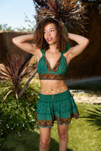 Load image into Gallery viewer, turquoise paradise mini skirt set

