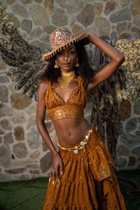 Golden Rubies Magic Cowboy Hat