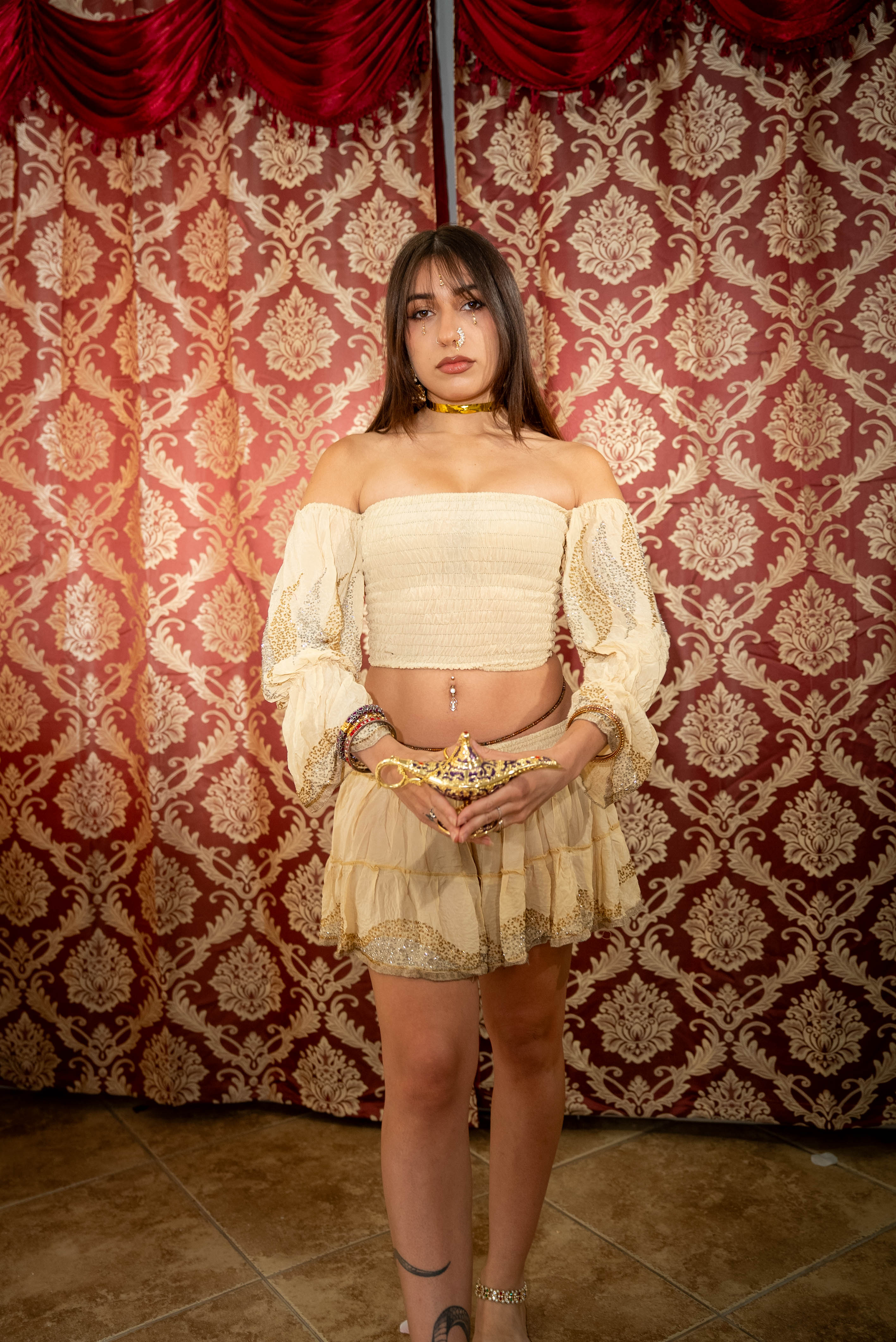 Zahara Desert Micro Mini Gehr Skirt Set