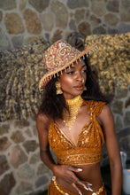 Load image into Gallery viewer, Golden Rubies Magic Cowboy Hat
