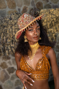 Golden Rubies Magic Cowboy Hat