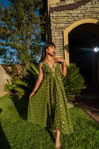 Golden Olive Magic Dress