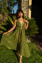 Load image into Gallery viewer, Golden Olive Magic Dress
