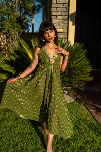 Golden Olive Magic Dress