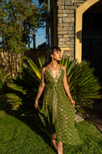 Load image into Gallery viewer, Golden Olive Magic Dress
