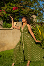 Load image into Gallery viewer, Golden Olive Magic Dress
