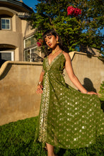 Load image into Gallery viewer, Golden Olive Magic Dress
