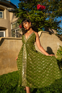 Golden Olive Magic Dress