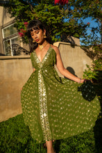 Load image into Gallery viewer, Golden Olive Magic Dress
