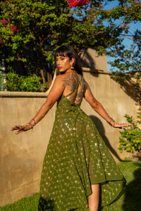 Golden Olive Magic Dress