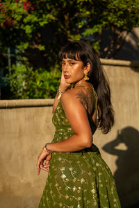 Golden Olive Magic Dress