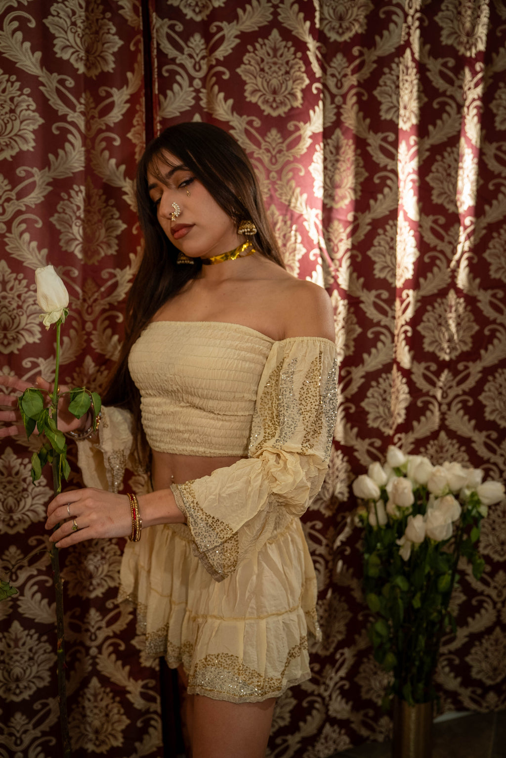 Zahara Desert Micro Mini Gehr Skirt Set